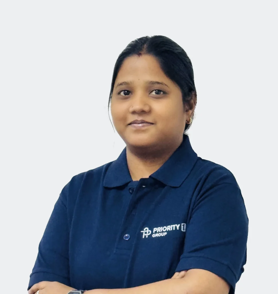 Sindhuja - Bookkeeping and Accounting Manager at Priority1 Group